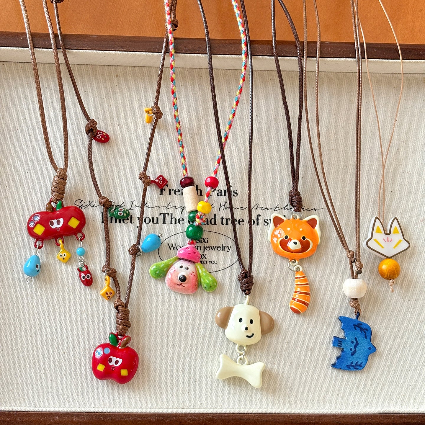 Dopamine Color Pendant Necklace - Flipped by Land Decora