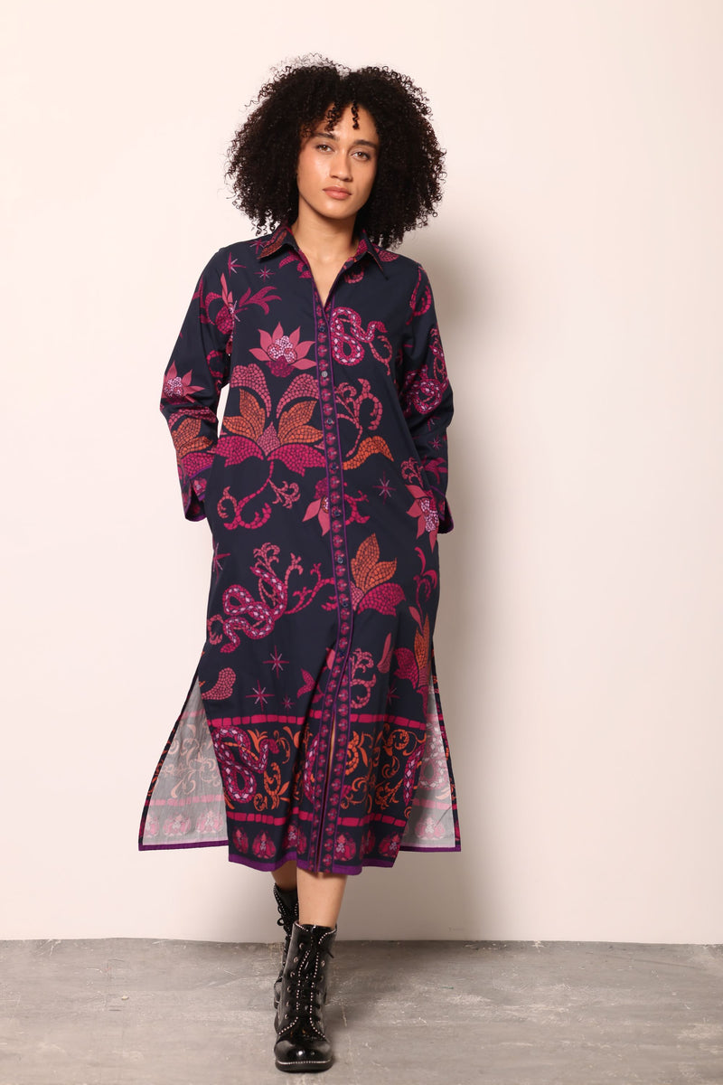MIDNIGHT MOSAIC ELIZA DRESS by Maude Vivante