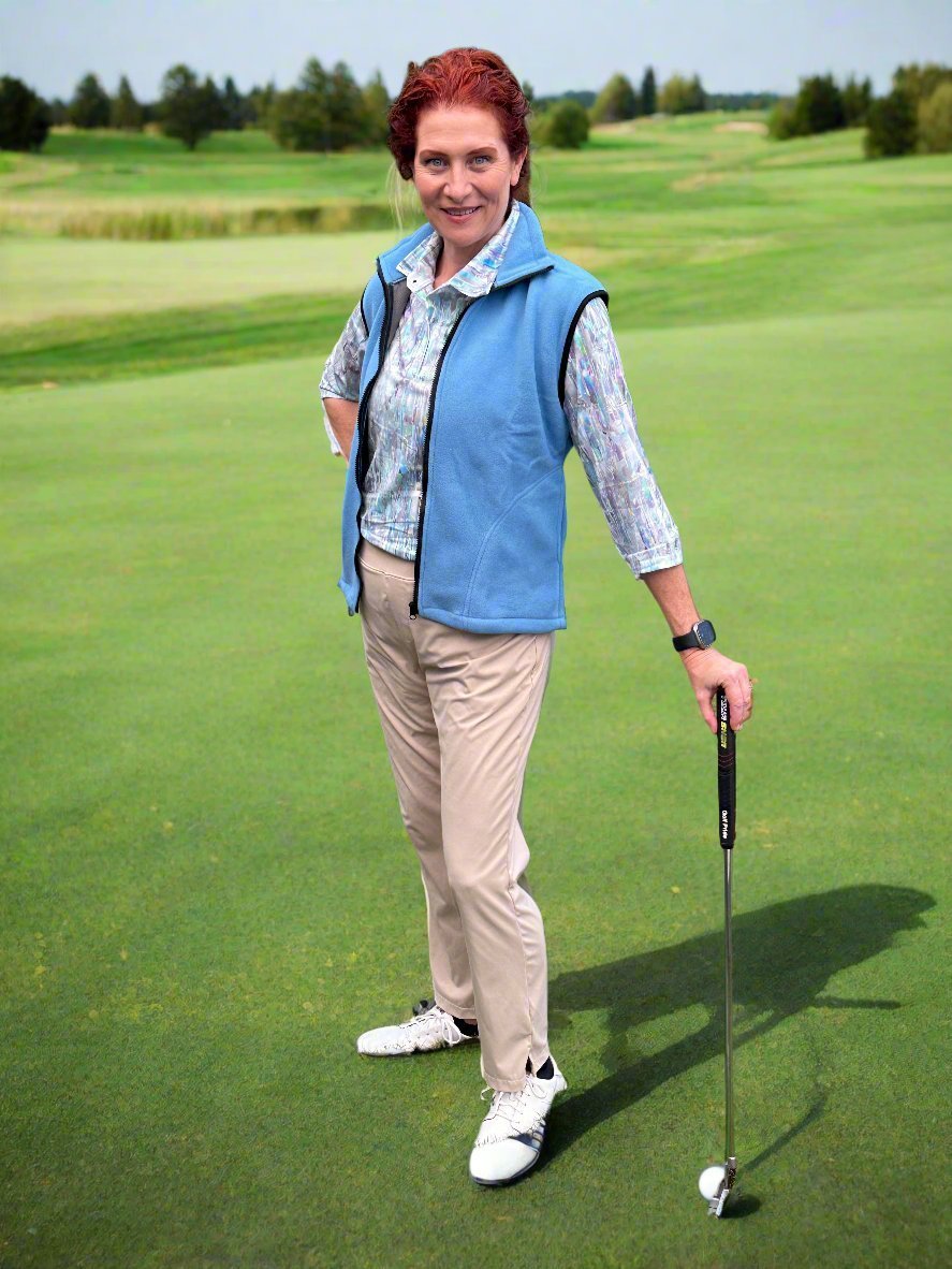 Fairway Fleece Vest by Putter Girl