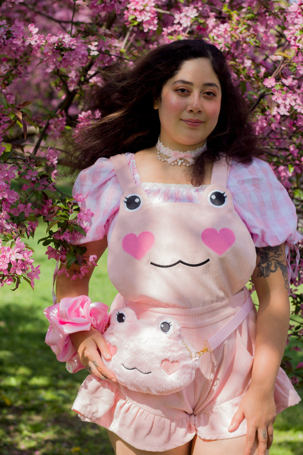 Sakura Frog Romper by Miss Candyholic