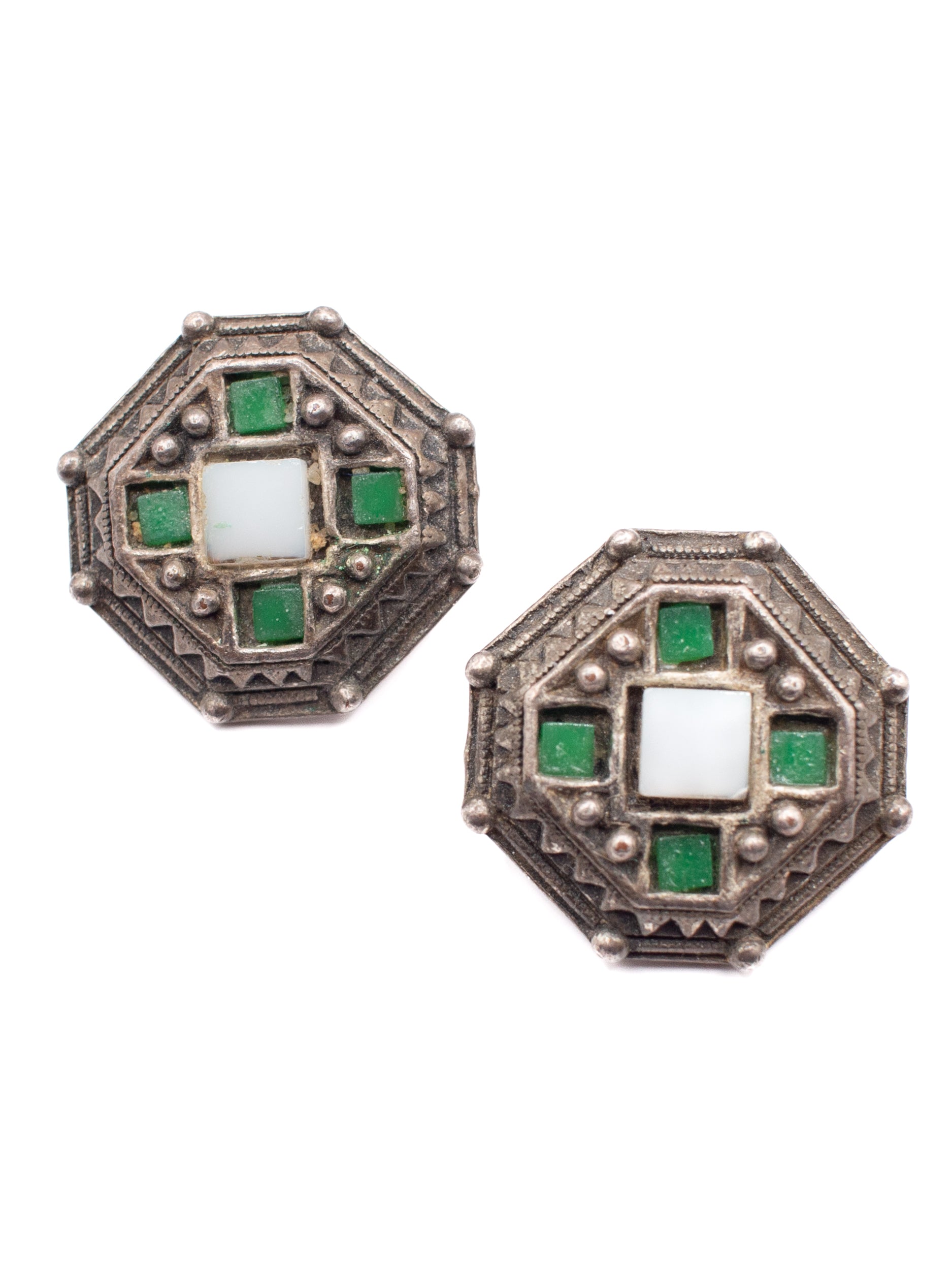 Vintage 60's Miracle Scottish Clip-On Earrings by Northern Grip