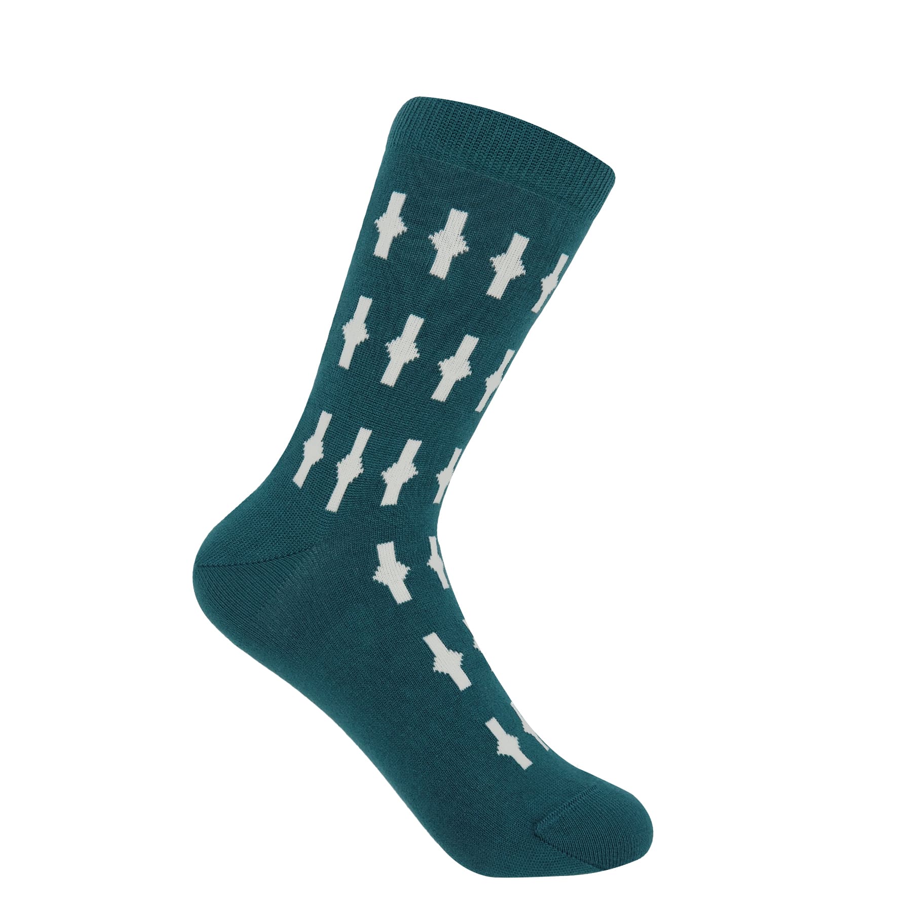 Eton Women's Socks - Teal by Peper Harow