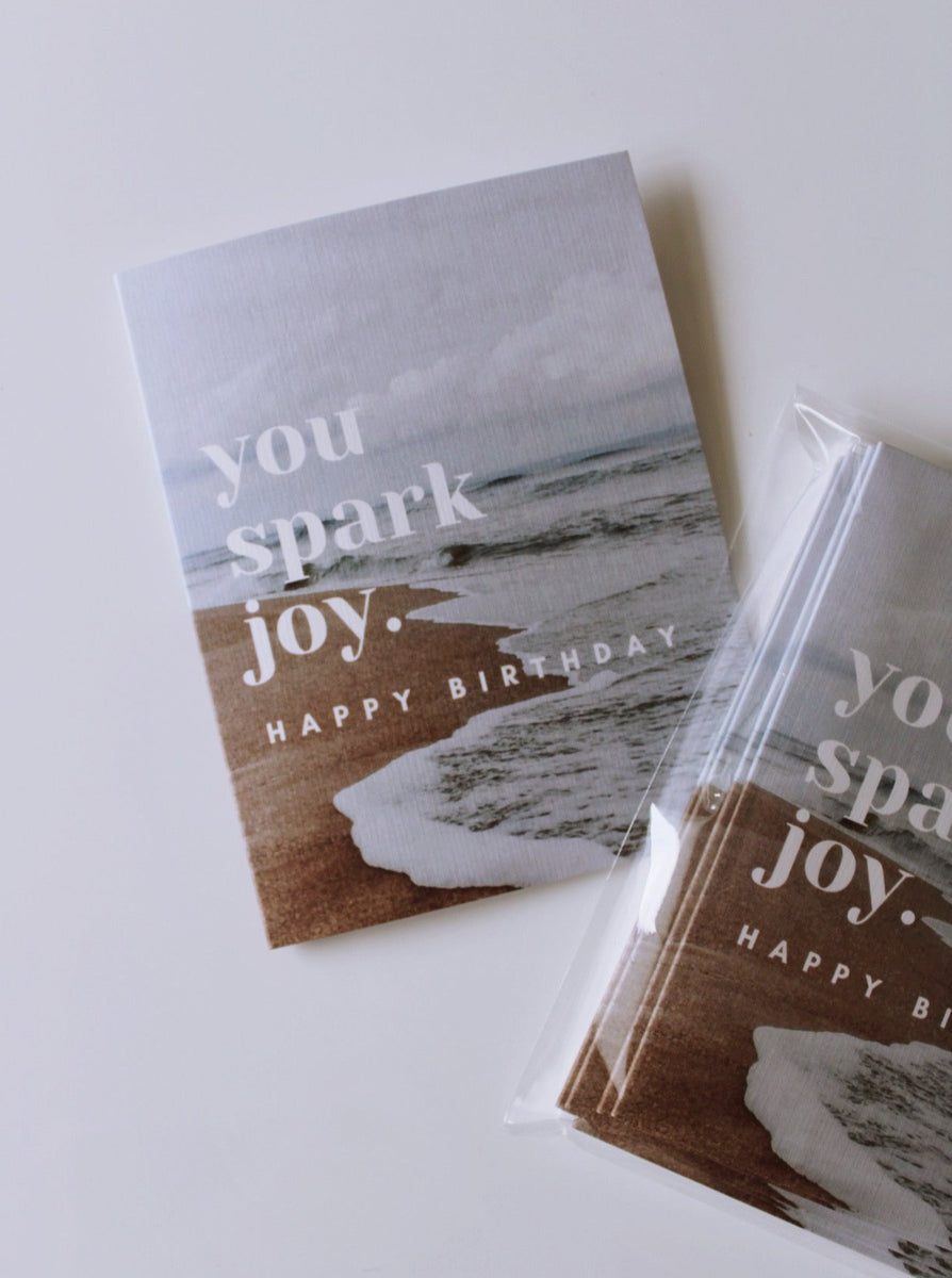 SPARK JOY BIRTHDAY CARDS (PACK OF 5) by RAËLIV