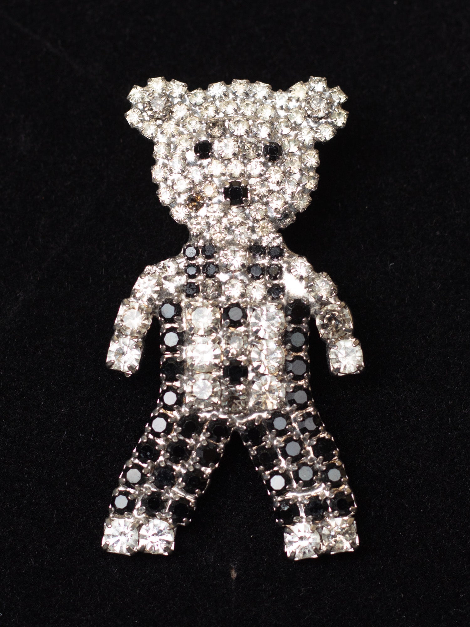 Vintage 90's Sparkly Teddy Bear Brooch by Northern Grip