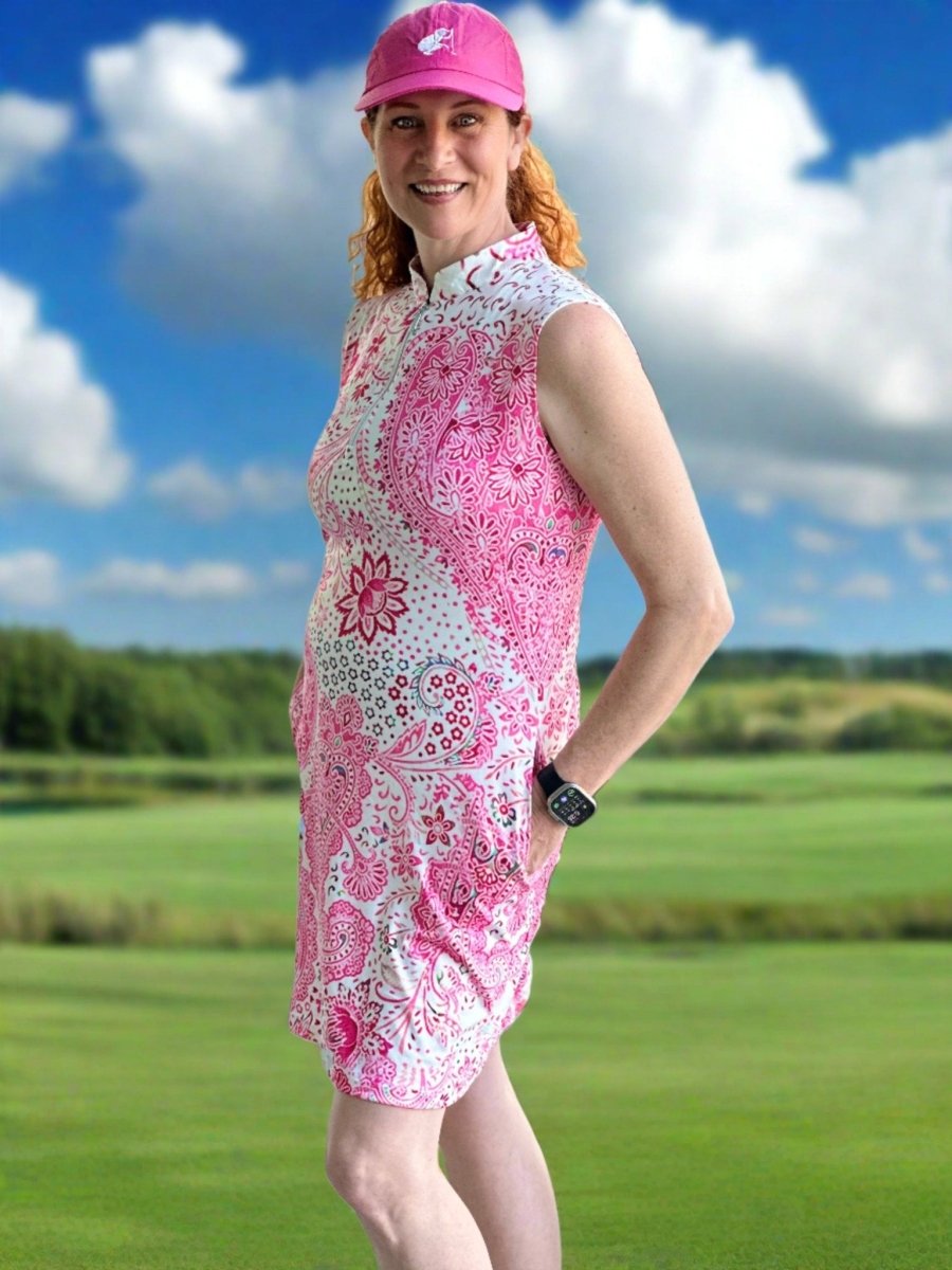 Paisley Pink Golf Dress by Putter Girl