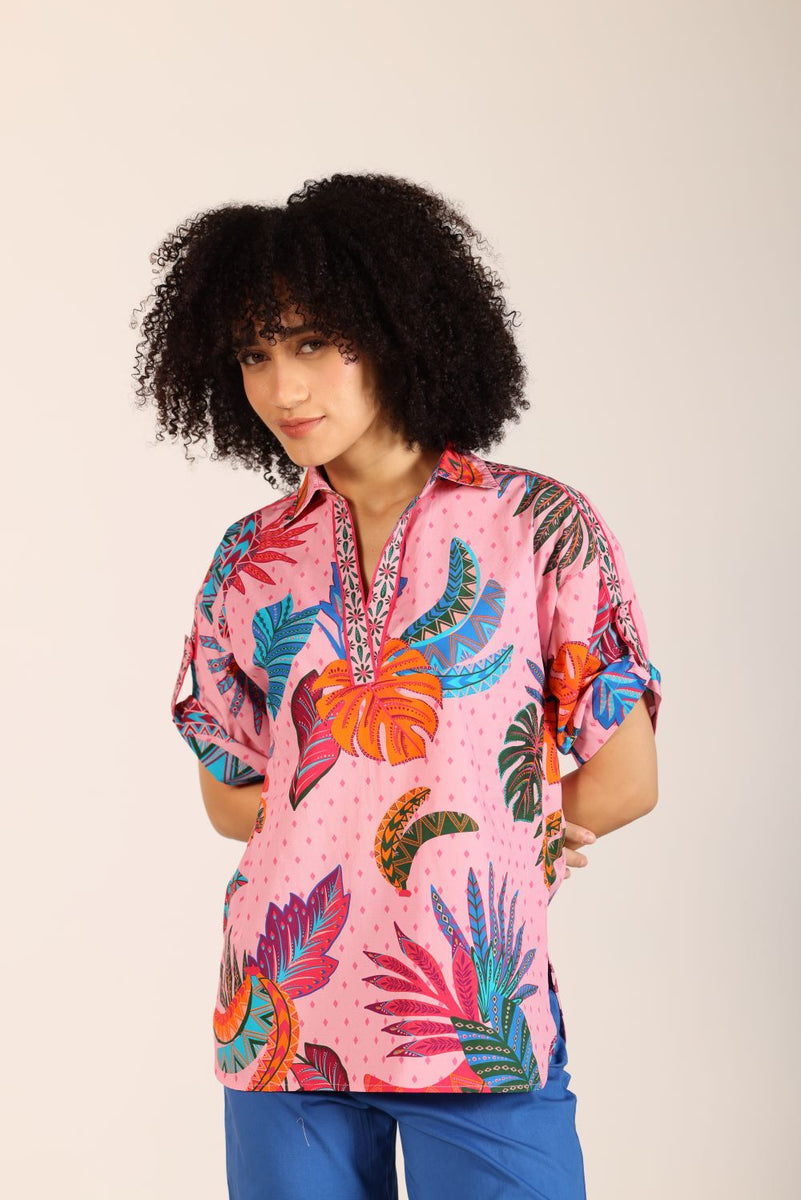 BANANA BAROQUE GISELLE TOP by Maude Vivante