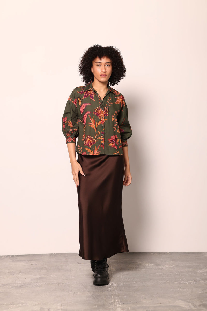 OLIVE TRAILS ELSA TOP by Maude Vivante