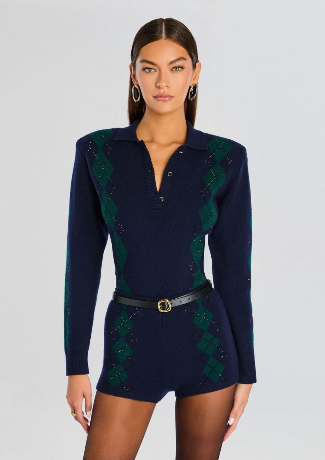Retrofete Nicolina Embellished Polo by Sierra Deene