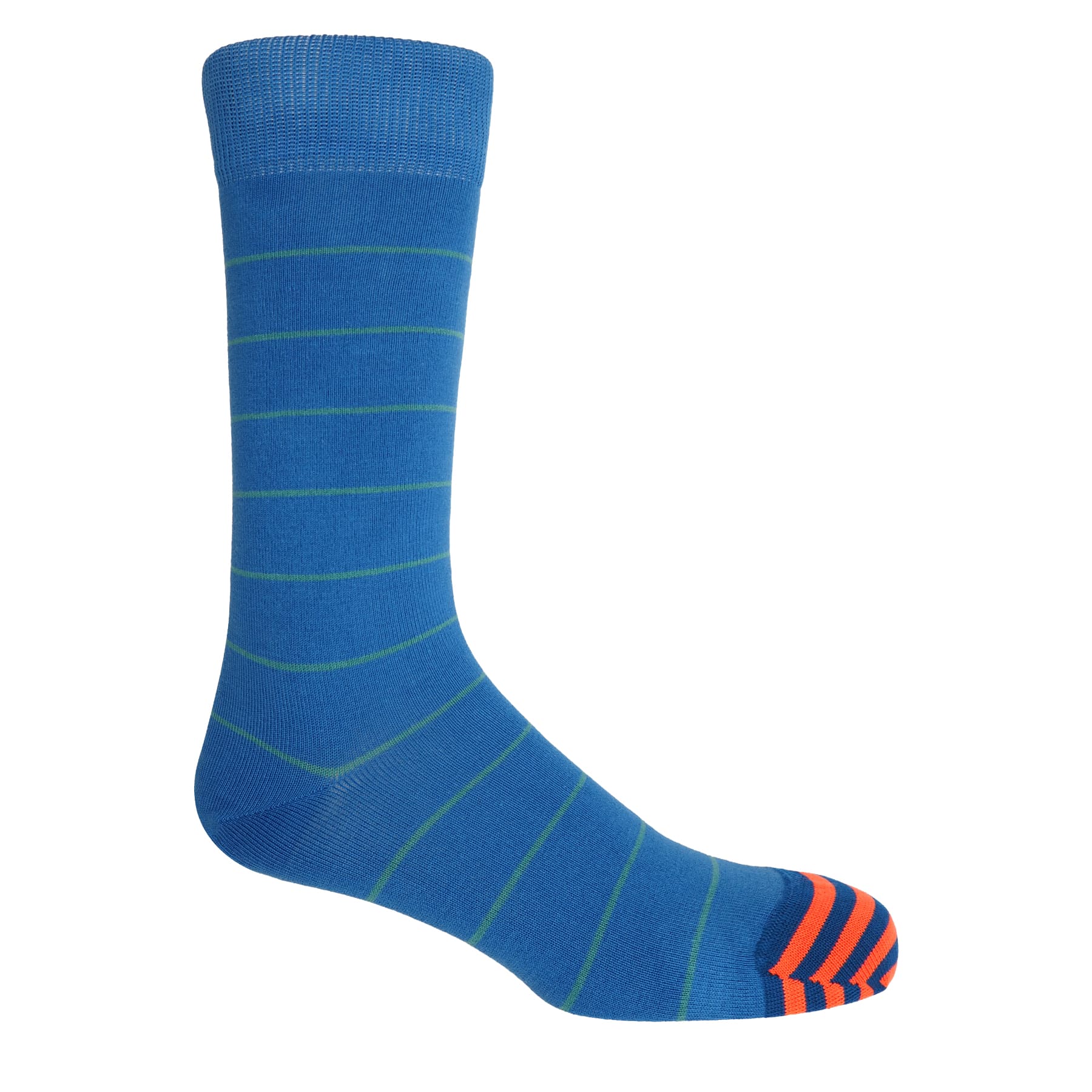 Thin Stripe Men's Socks - Blue by Peper Harow