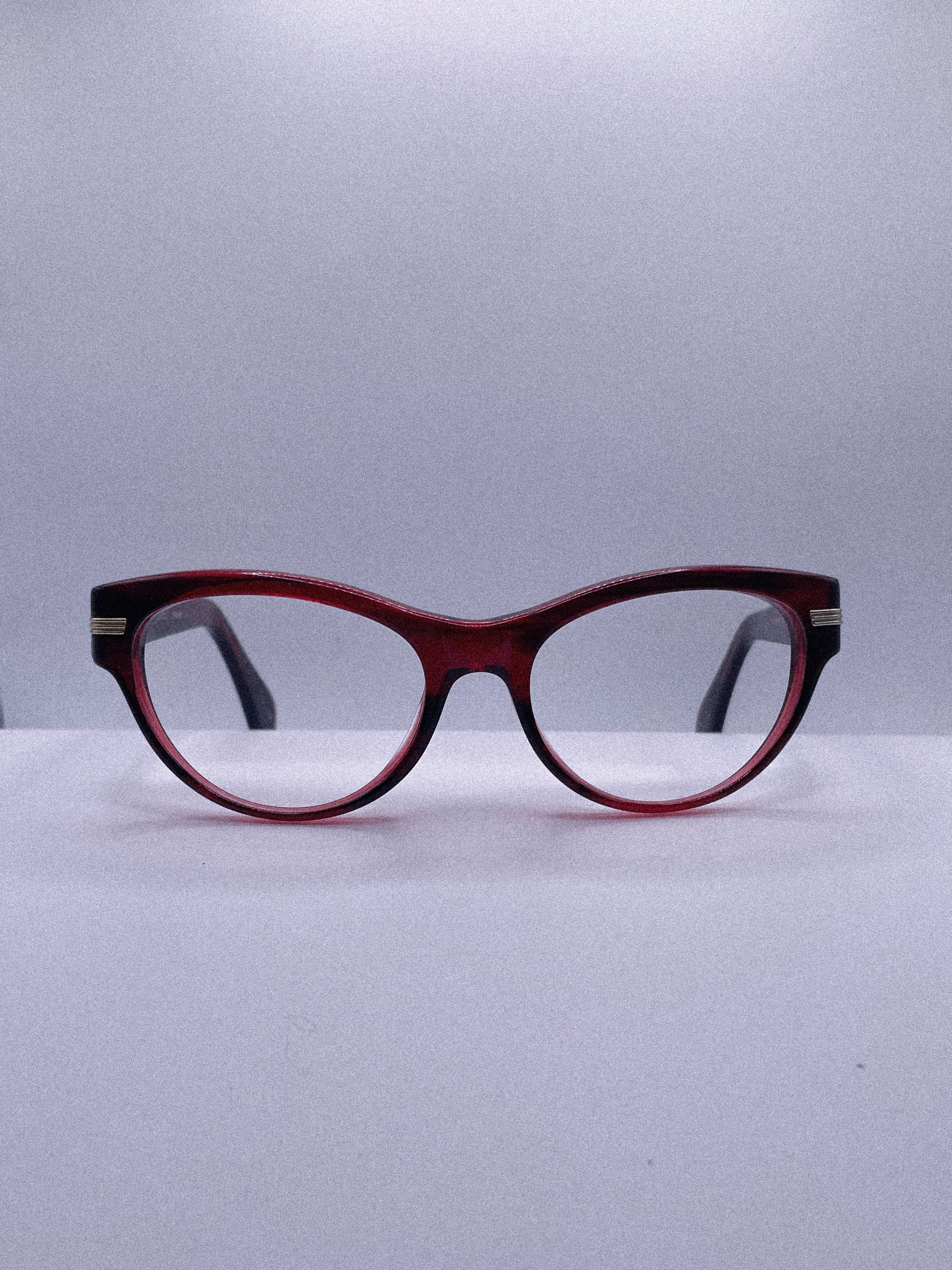 Crimson Muse | 1980s Oliver Peoples Eyeglasses by AZYR Specs