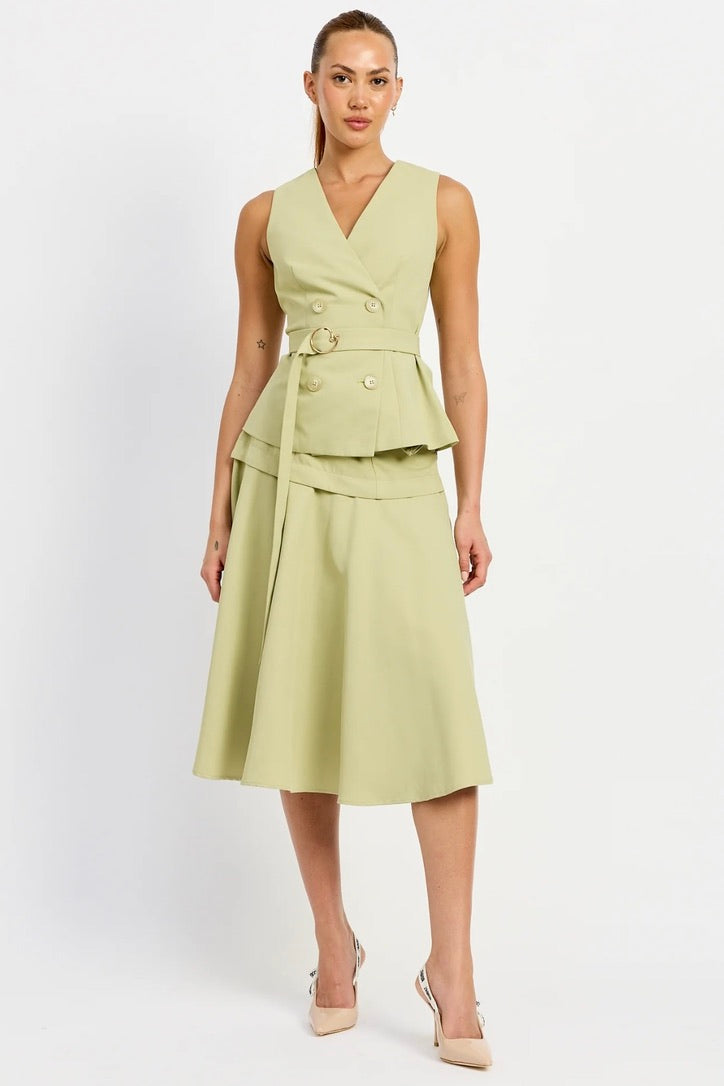 Ryleigh Belted Vest by Sierra Deene