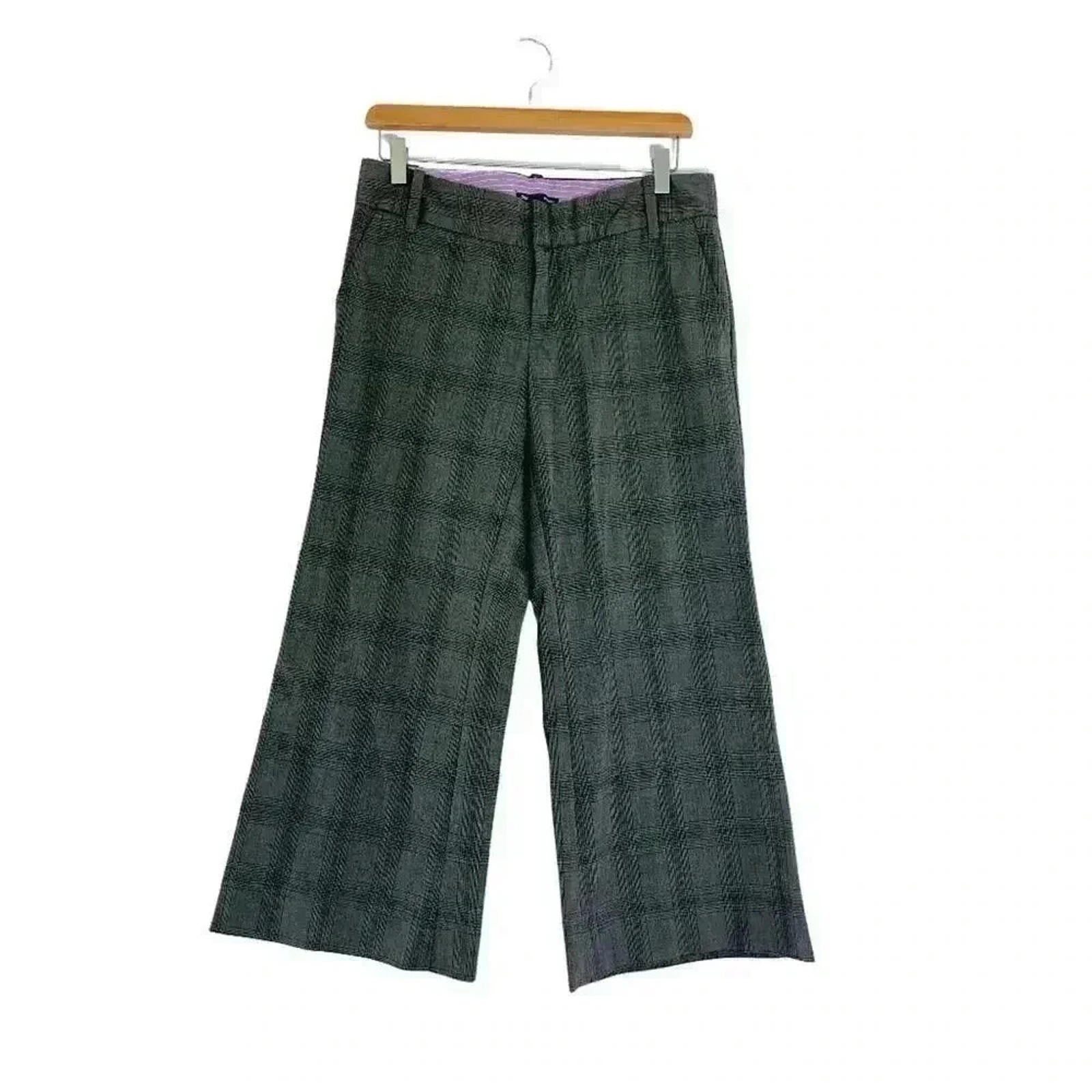 Y2K Vintage Women's GAP Cropped Plaid Pants Straight Leg Office Siren by Hot Girl Secondhand