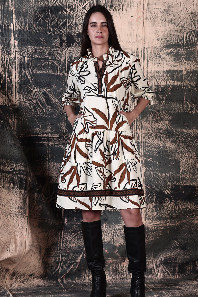 VANILLA FERNS SASHA DRESS by Maude Vivante