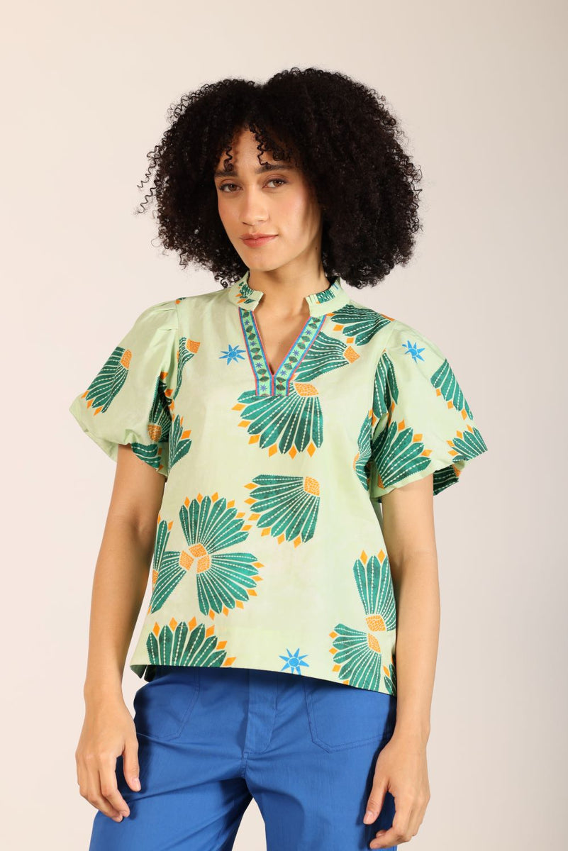MINT SHELLS FAYE TOP by Maude Vivante