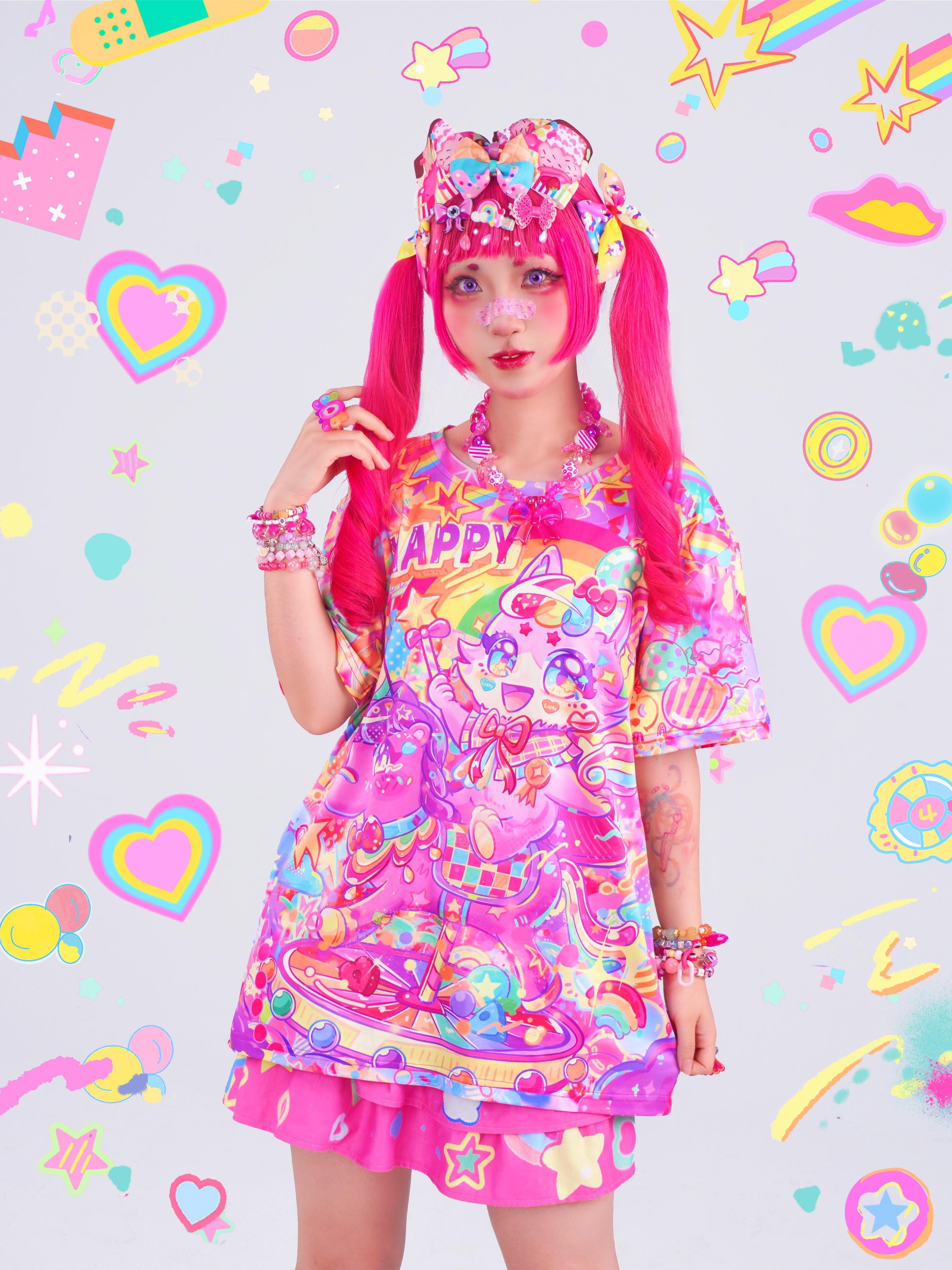 Decora Unicorn Print Tee - Dream Bubble by Land Decora