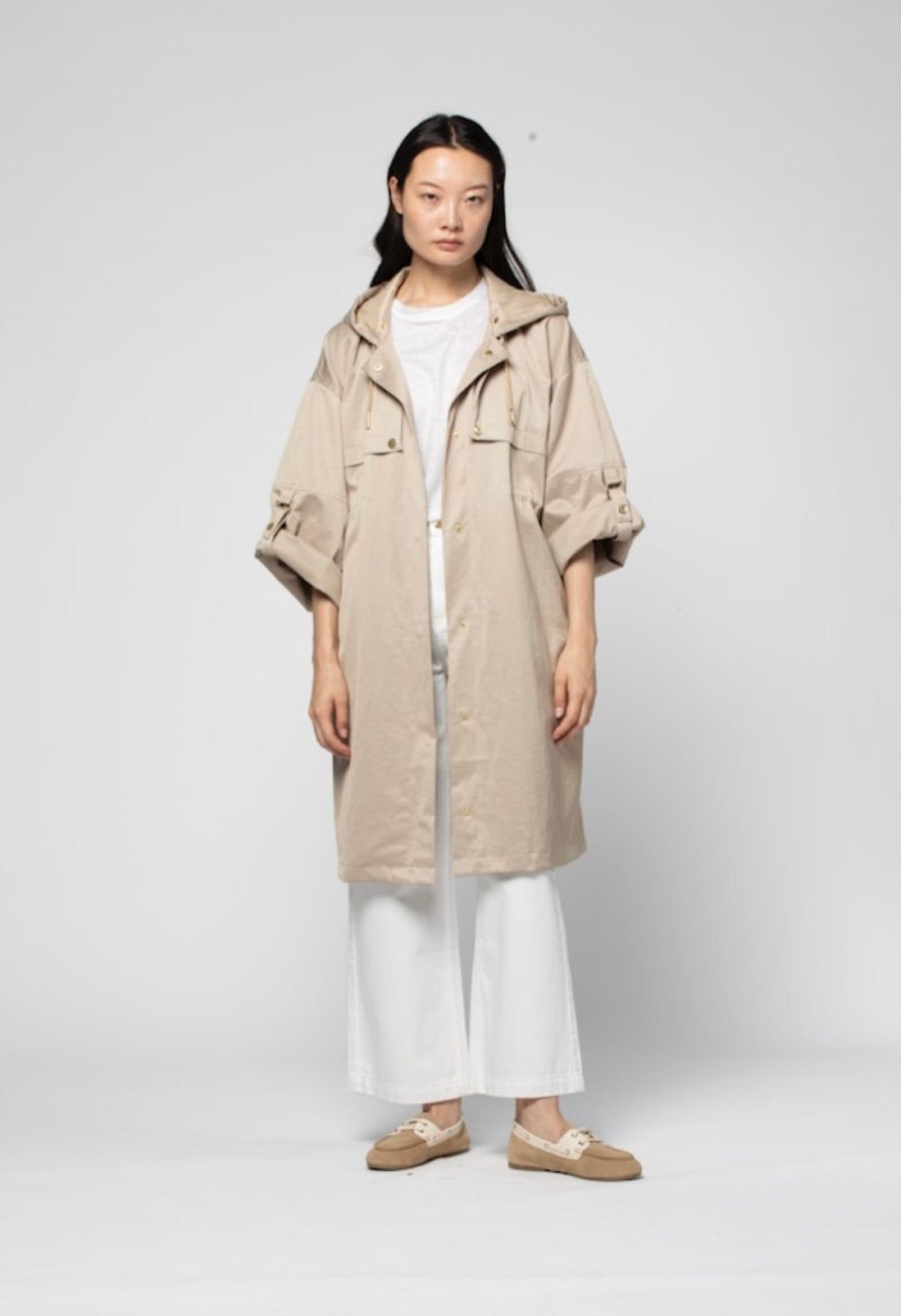 Maxemoi Vedio Trench Coat by Sierra Deene