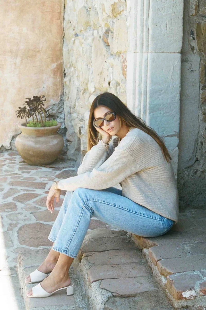 Charles Sweater - Tan by Merritt Charles