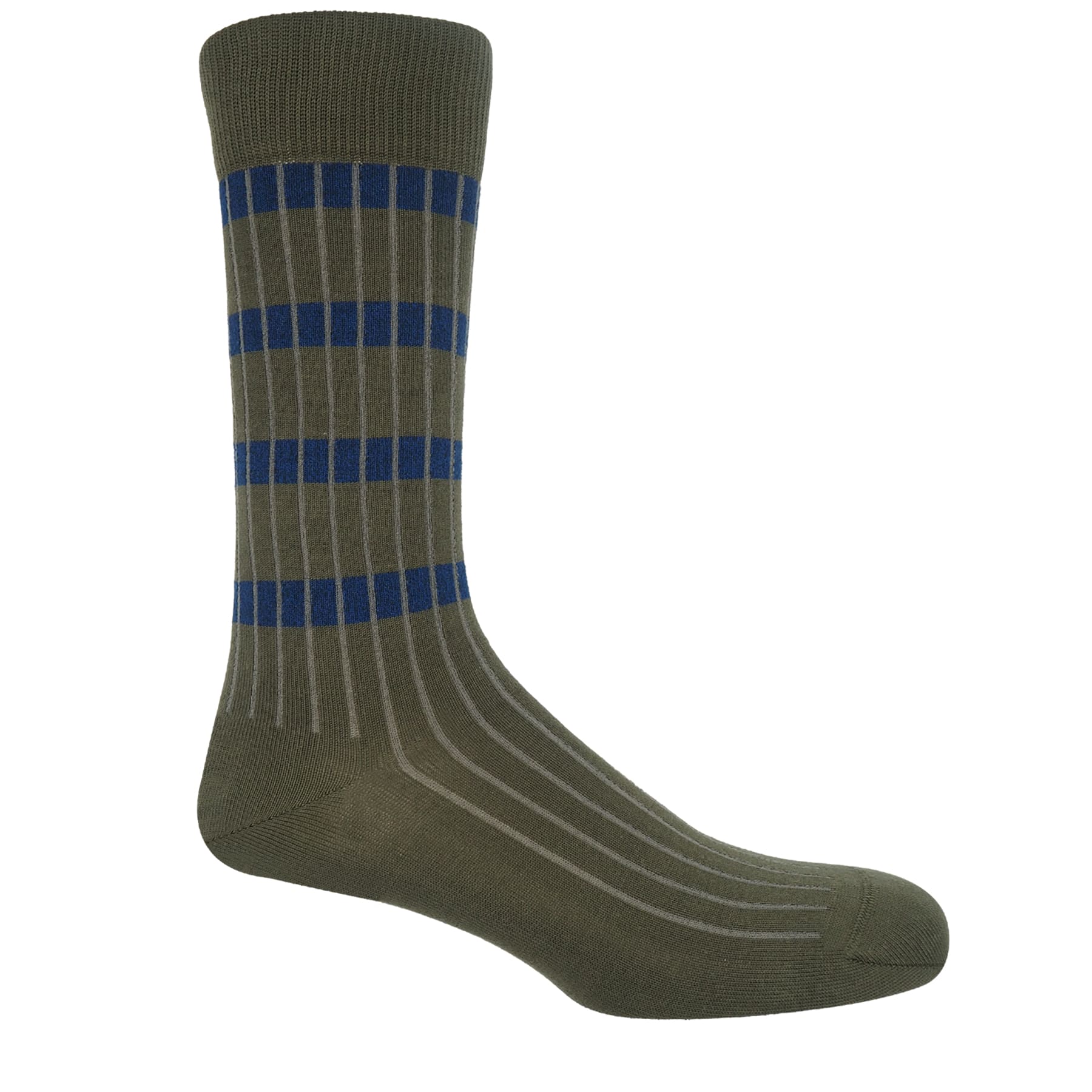 Old School Men's Socks - Olive by Peper Harow
