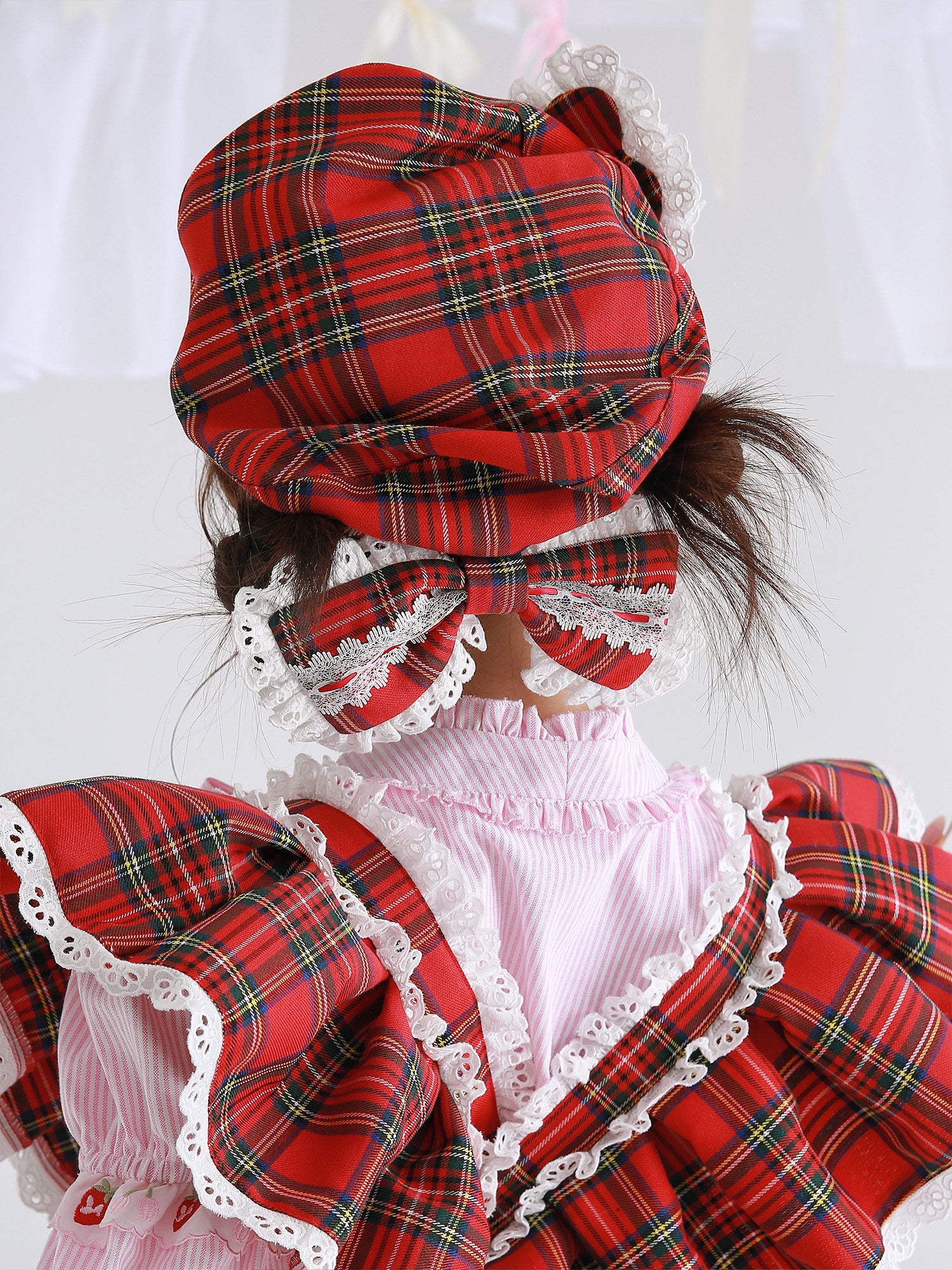 Showa Red Lolita Beret - SOS MEME CLUB by Land Decora