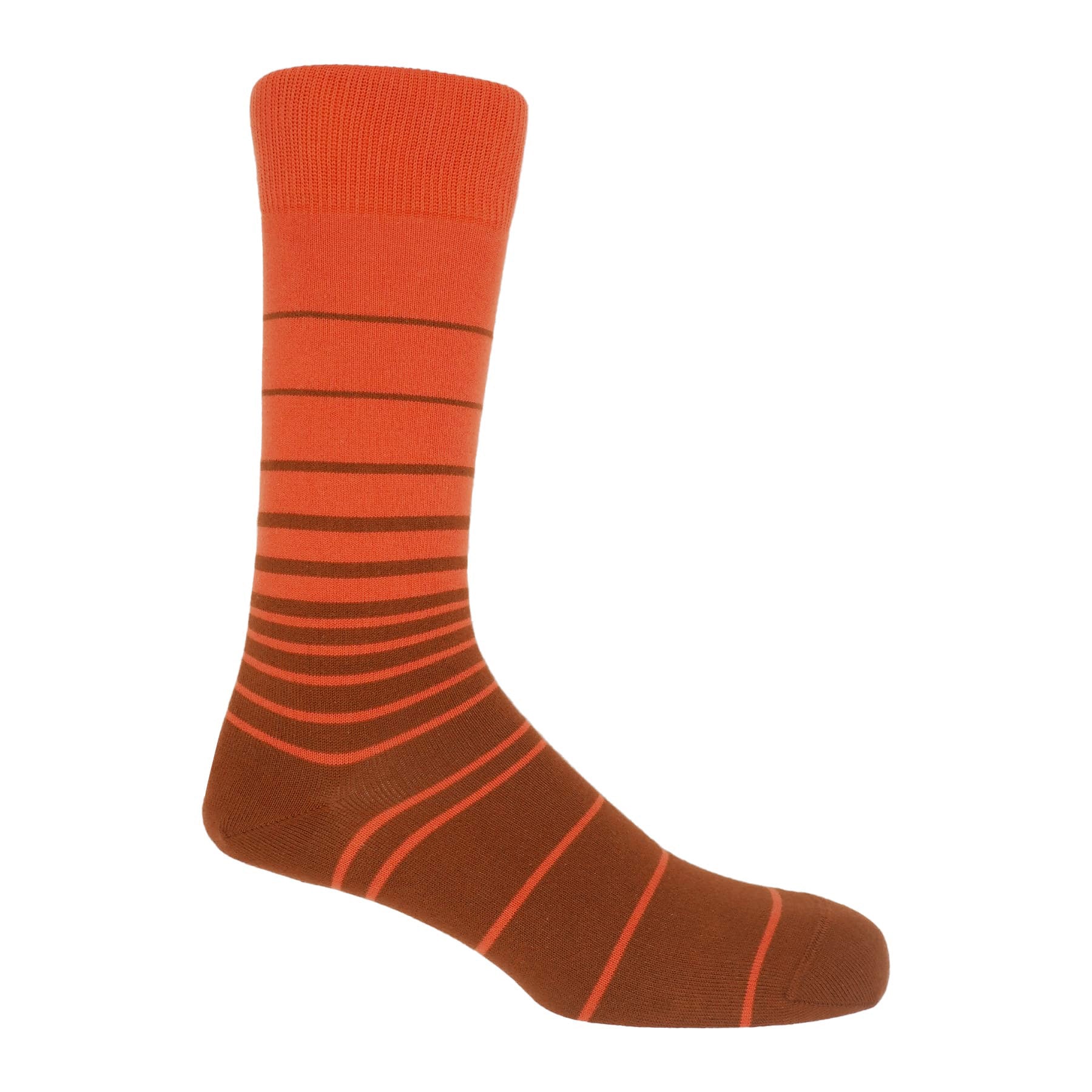 Retro Stripe Men's Socks - Orange by Peper Harow