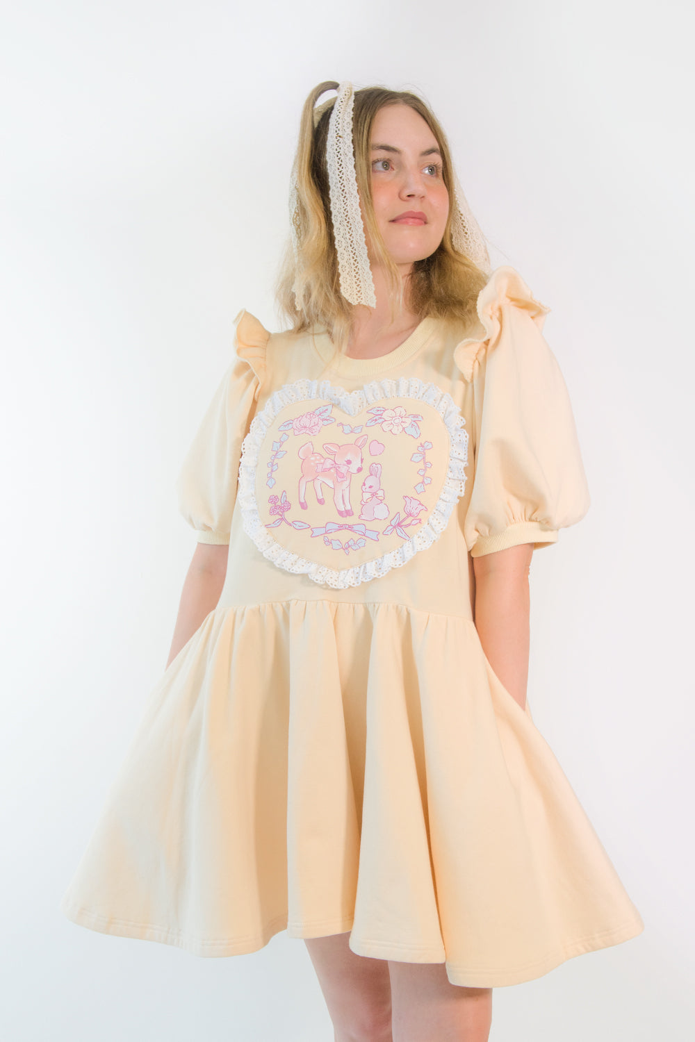 Woodland Fairies Sweatshirt Dress by Miss Candyholic