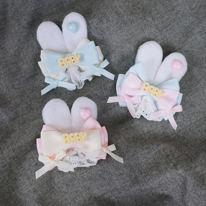 Kawaii Bunny Ear Hair Clip – maojiang by Land Decora