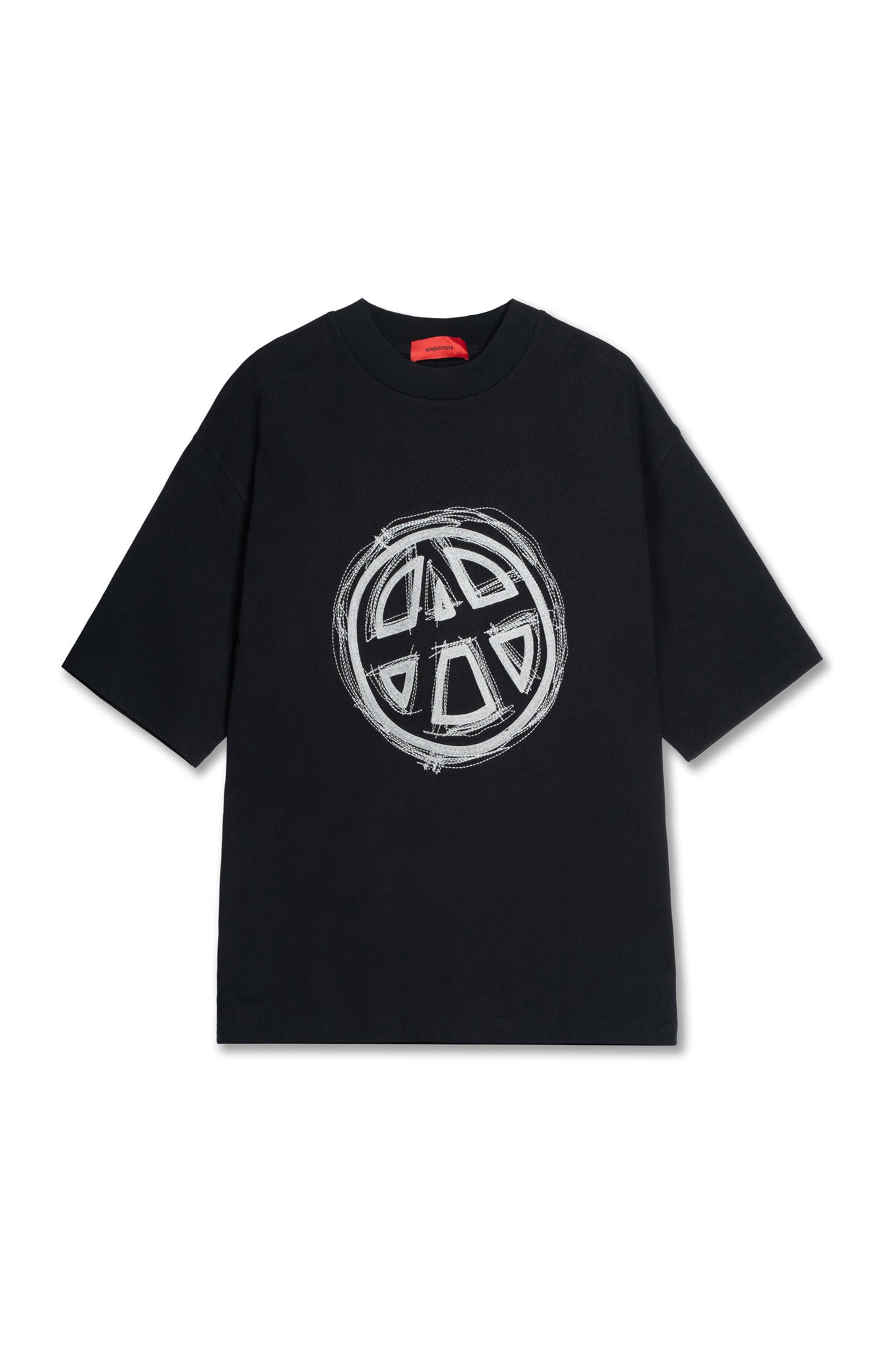 EMBLEM T-SHIRT BLACK by Acupuncture1993