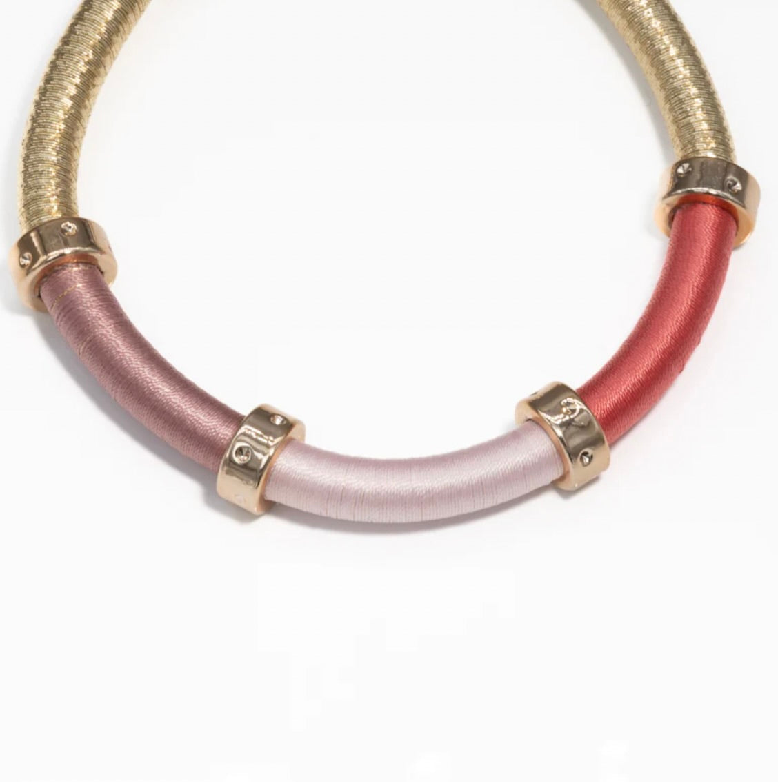 Lusso Light Segment Choker Necklace by Sierra Deene
