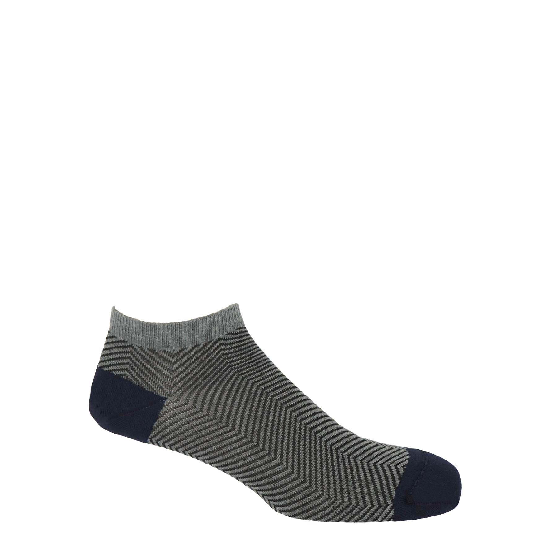Lux Taylor Men's Trainer Socks - Grey by Peper Harow