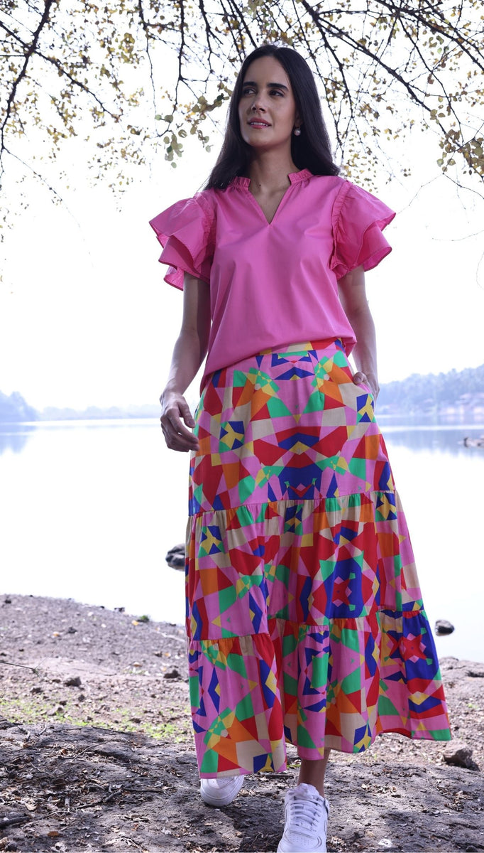 KALEIDOSCOPE ADA Skirt by Maude Vivante