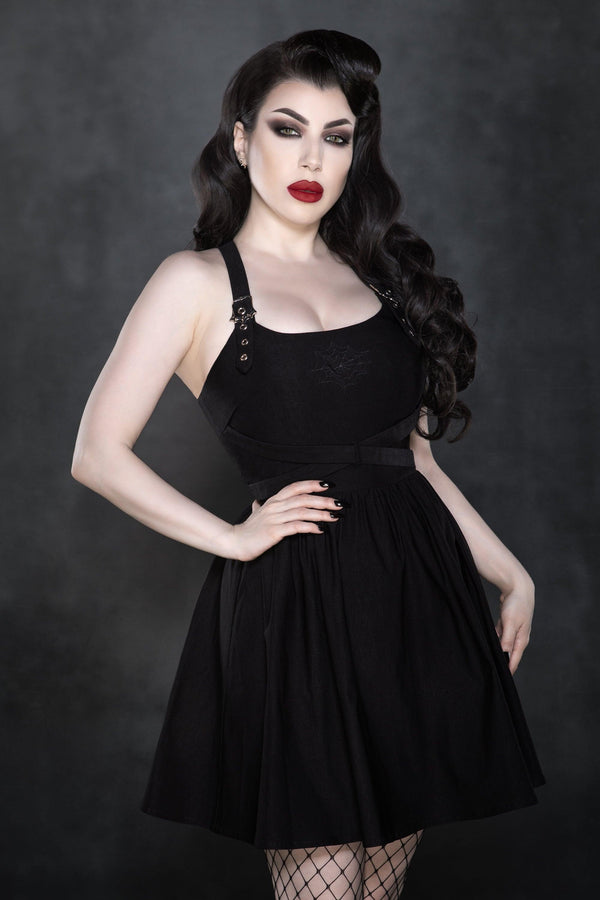 Webbed Skater Dress by KATAKOMB
