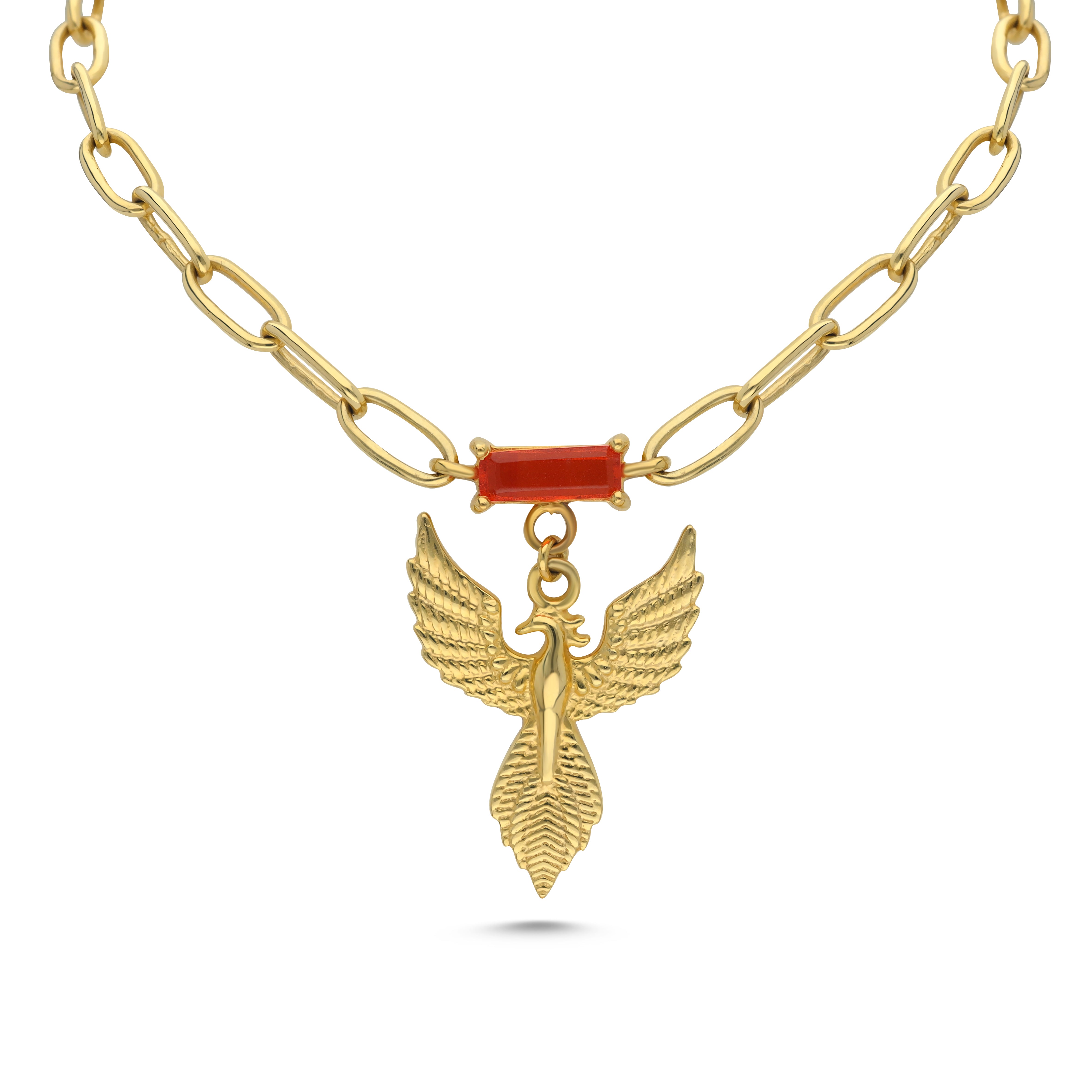 18k Gold Vermeil Firekeeper Necklace by OGE Jewelry