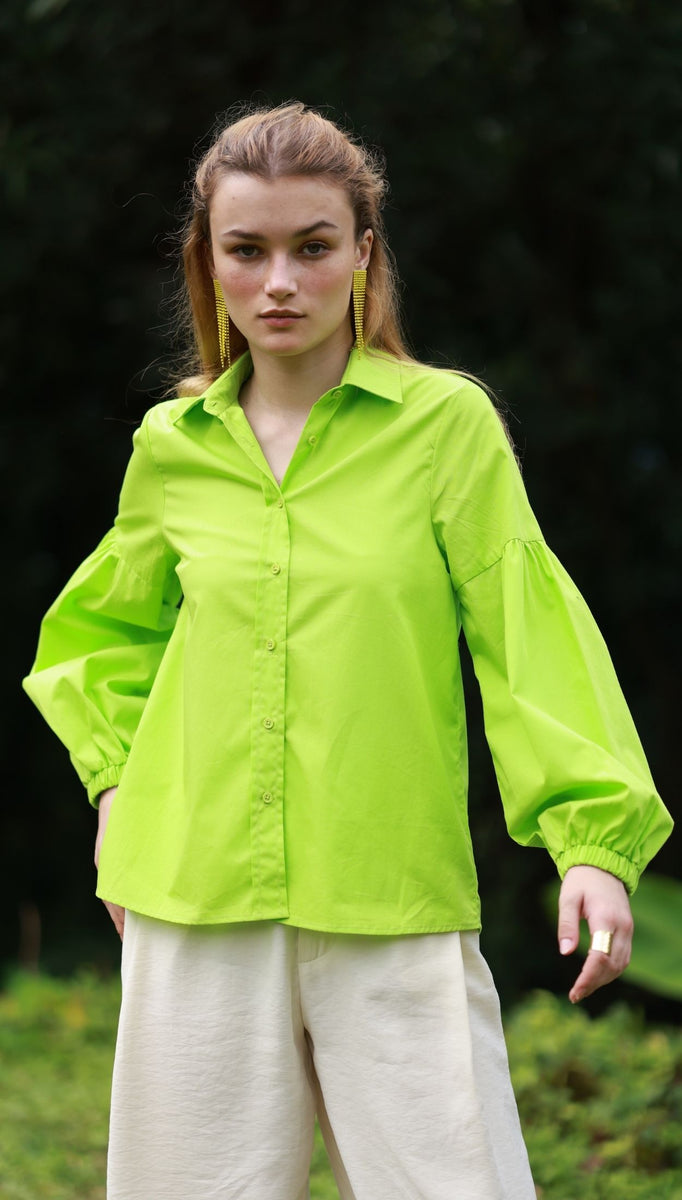 LIME LOIS Top by Maude Vivante