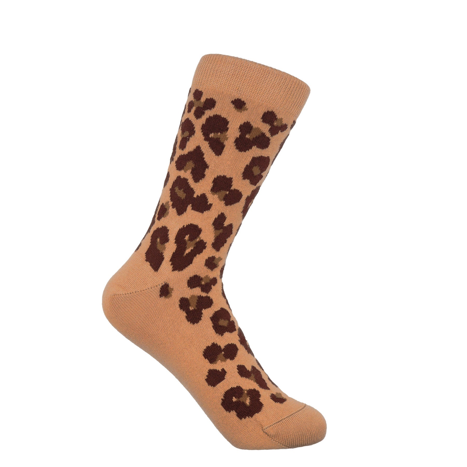 Leopard Women's Socks - Brown by Peper Harow