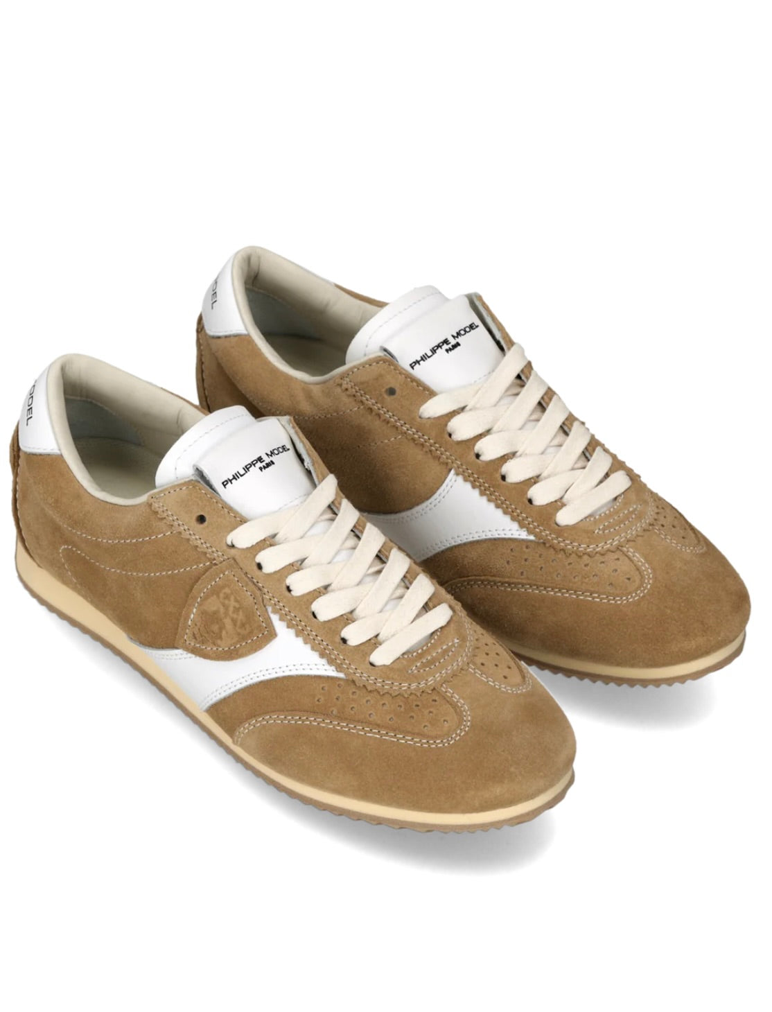 Philippe Model Planche Low Sneakers in Beige by Sierra Deene