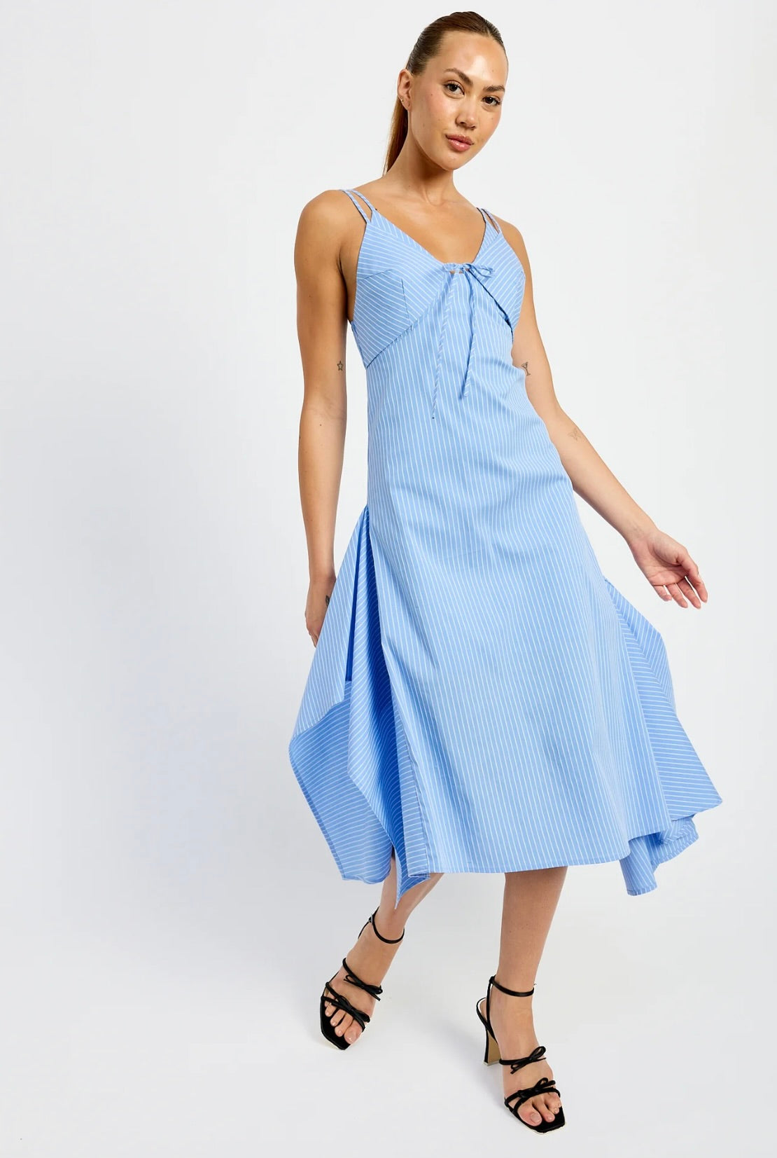 Lilith Stripe Midi Maxi Dress by Sierra Deene