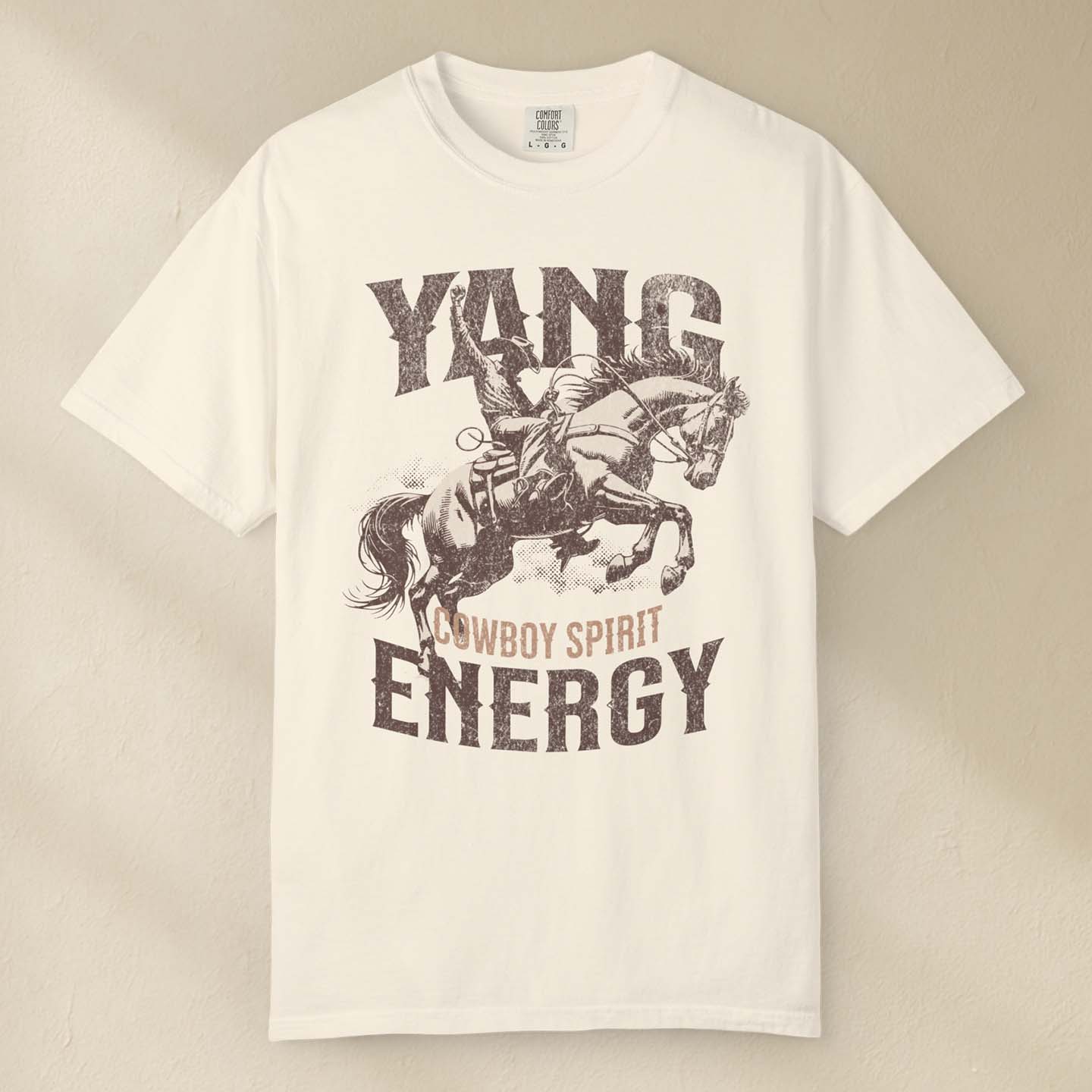 Yang Energy Cowboy T-Shirt by DILLO Outfitters