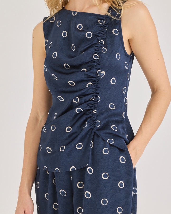 Hazy Dot Blouse by Sierra Deene