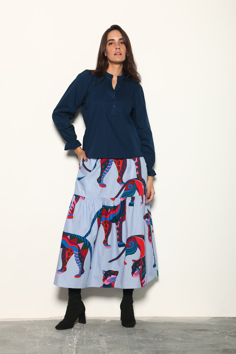 CHEETAH MIRAGE ADA SKIRT by Maude Vivante