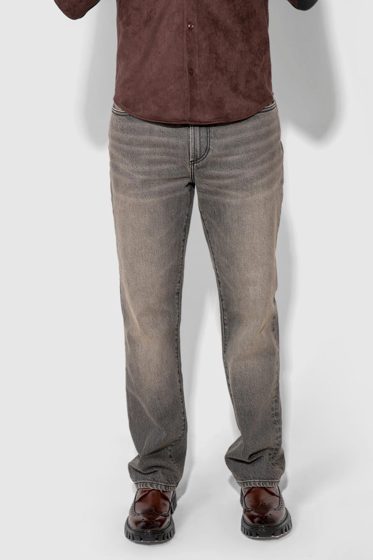 Caine Valois Stretch Straight Leg Jean by MONFRERE