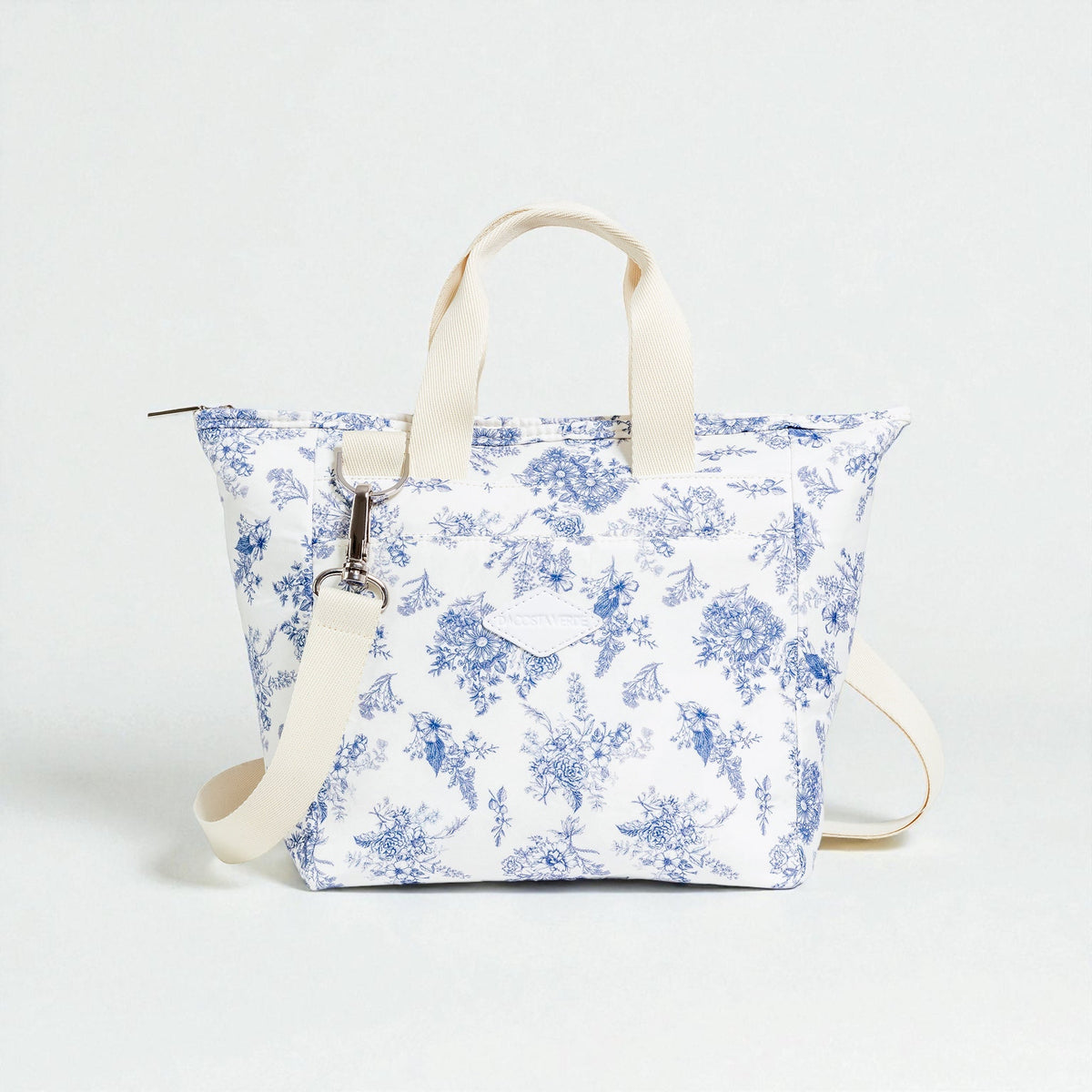 The Daily Tote Bag Toile De Jouy Blue 13L by DaCosta
