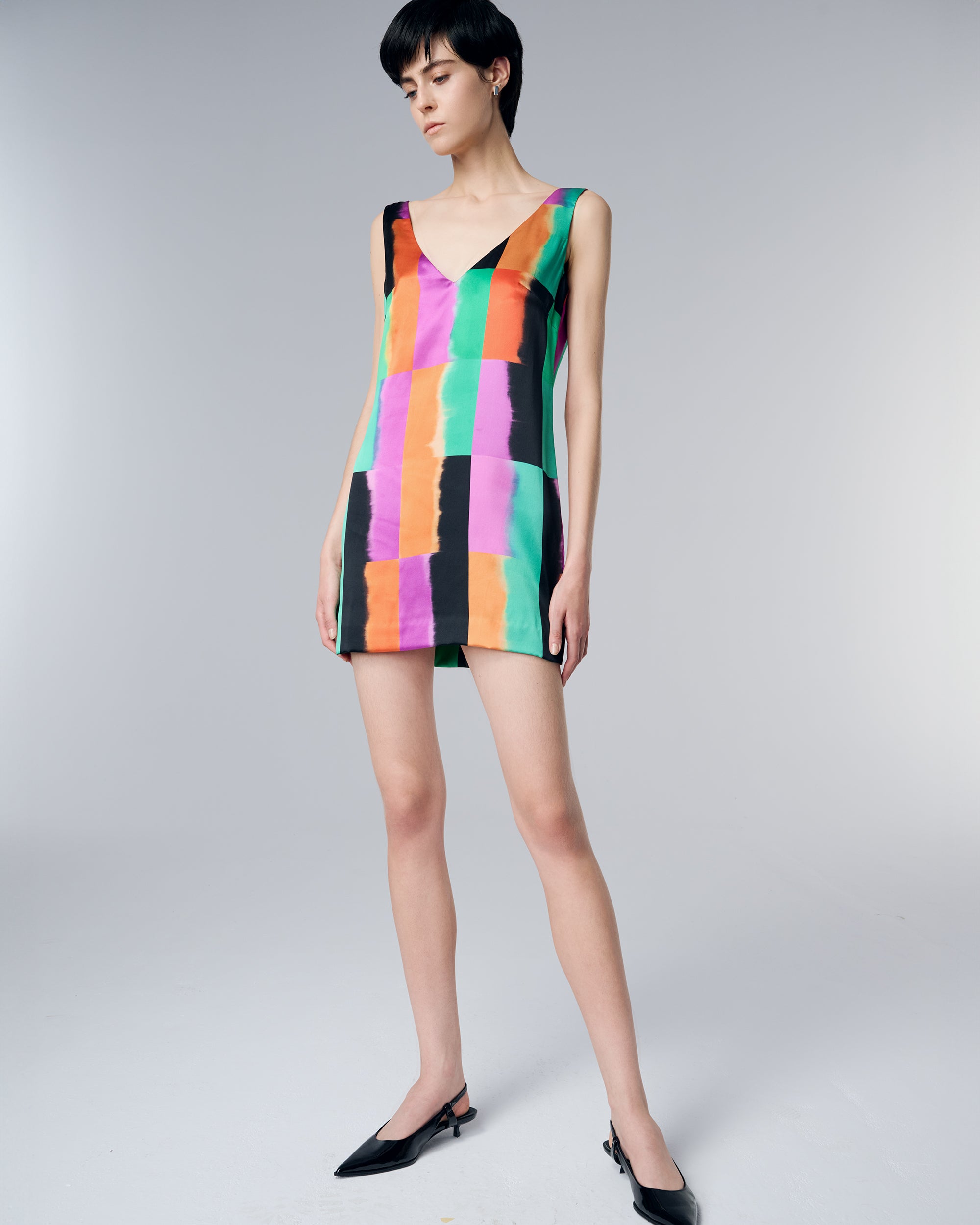 Amber silk dress by Further Review