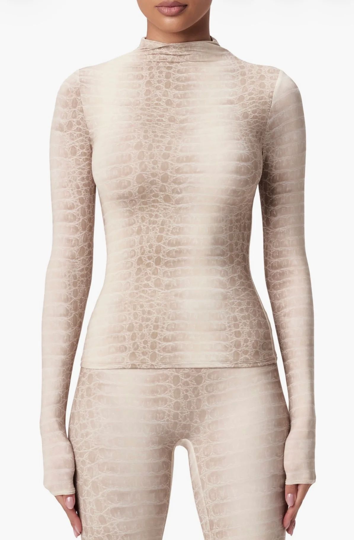 Naked Wardrobe Naked Animal Print Top by Sierra Deene