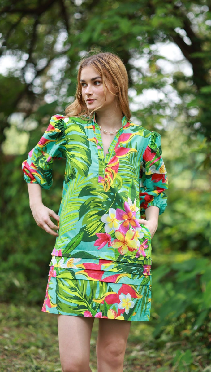 TROPICAL FREYA DRESS by Maude Vivante