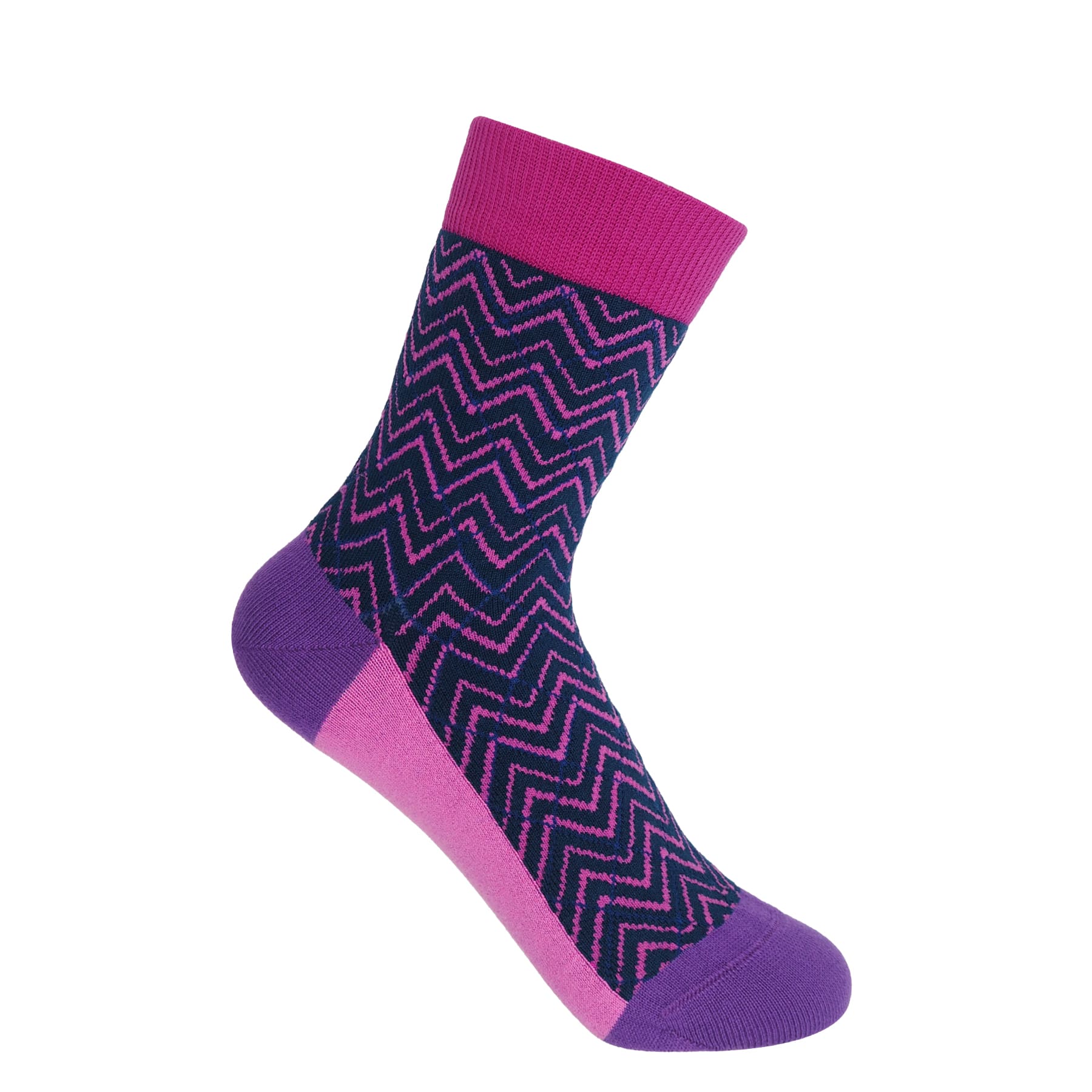 Metaverse Women's Socks - Purple by Peper Harow