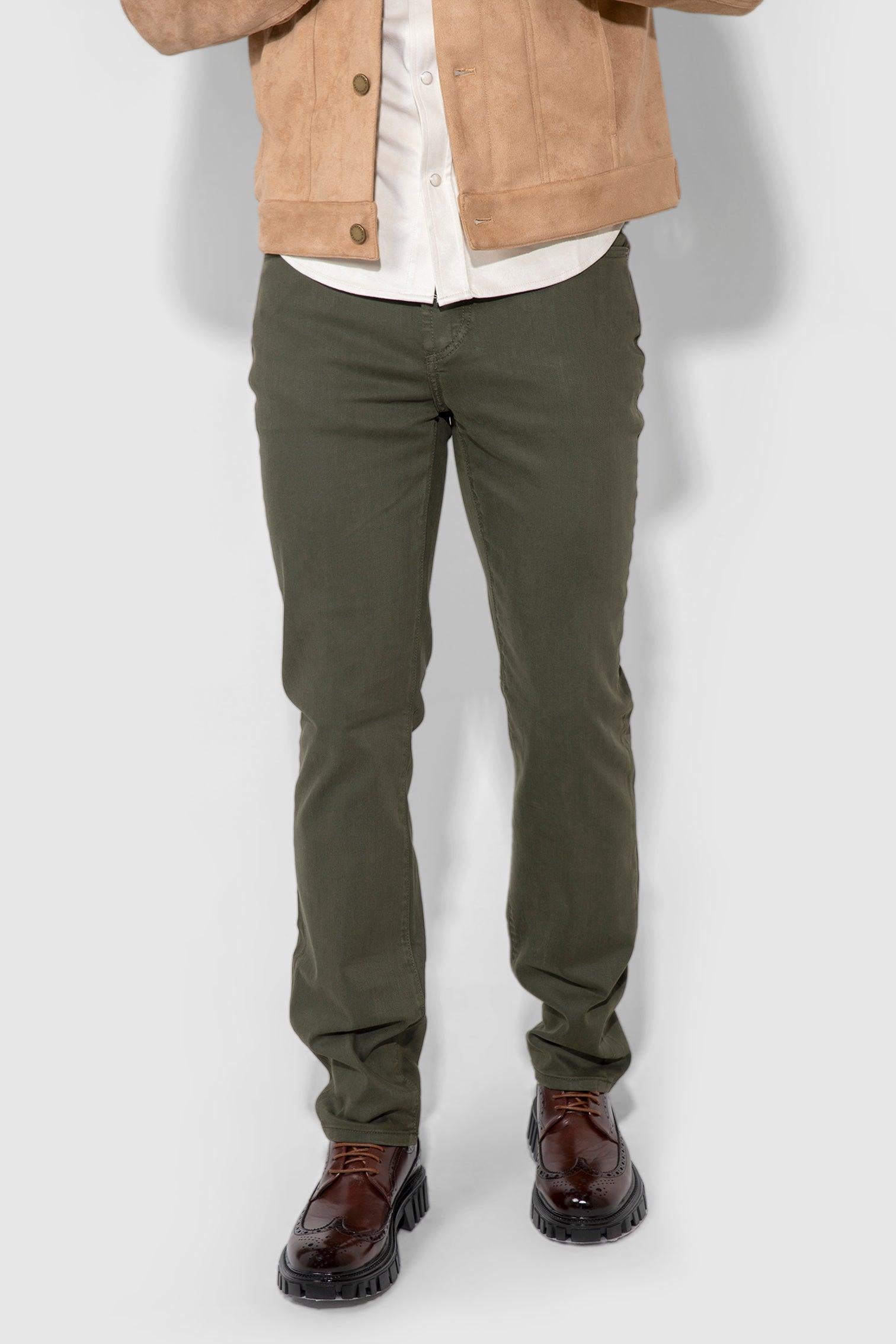 Brando Parisian Luxe Juniper Stretch Slim Jean by MONFRERE