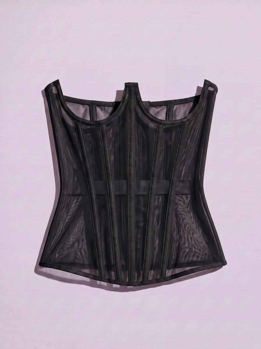 Basic Underwire Corset in Black by MERIEL