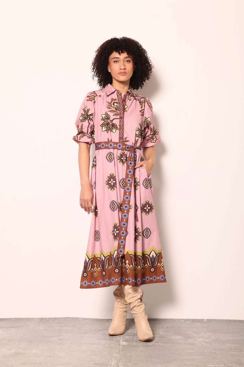 FLORAL MOTIFS REMI DRESS by Maude Vivante