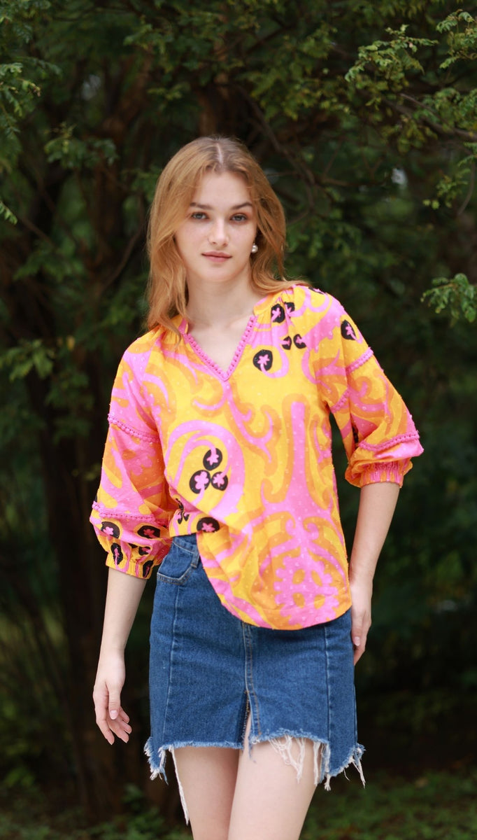 ORIENTAL TRIXIE Top by Maude Vivante
