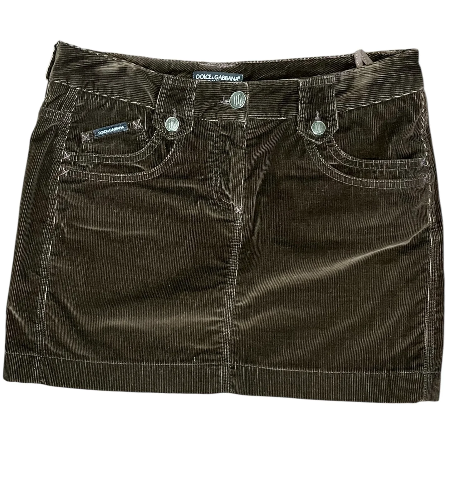 Dolce & Gabbana Corduroy Skirt by Ascensio Vintage